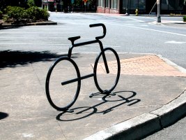 Downtown Bicycle Rack